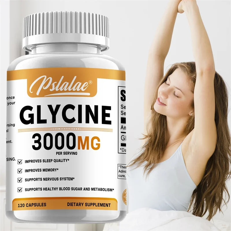Glycine Supplement – Deep Sleep Aid & Natural Appetite Support