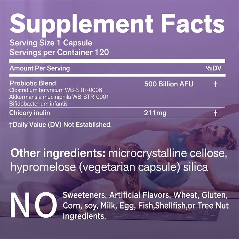 GLP-1 Support Probiotic & Postbiotic – Boost Metabolic Health & Improve Digestion