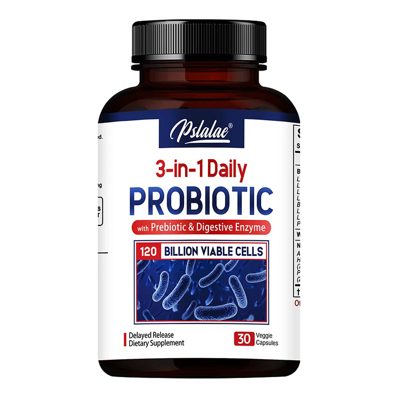 Probiotics + Prebiotics + Digestive Enzymes – Digestion, Immunity & Gut Health Support