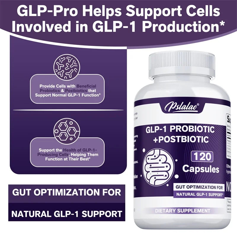 GLP-1 Support Probiotic & Postbiotic – Boost Metabolic Health & Improve Digestion