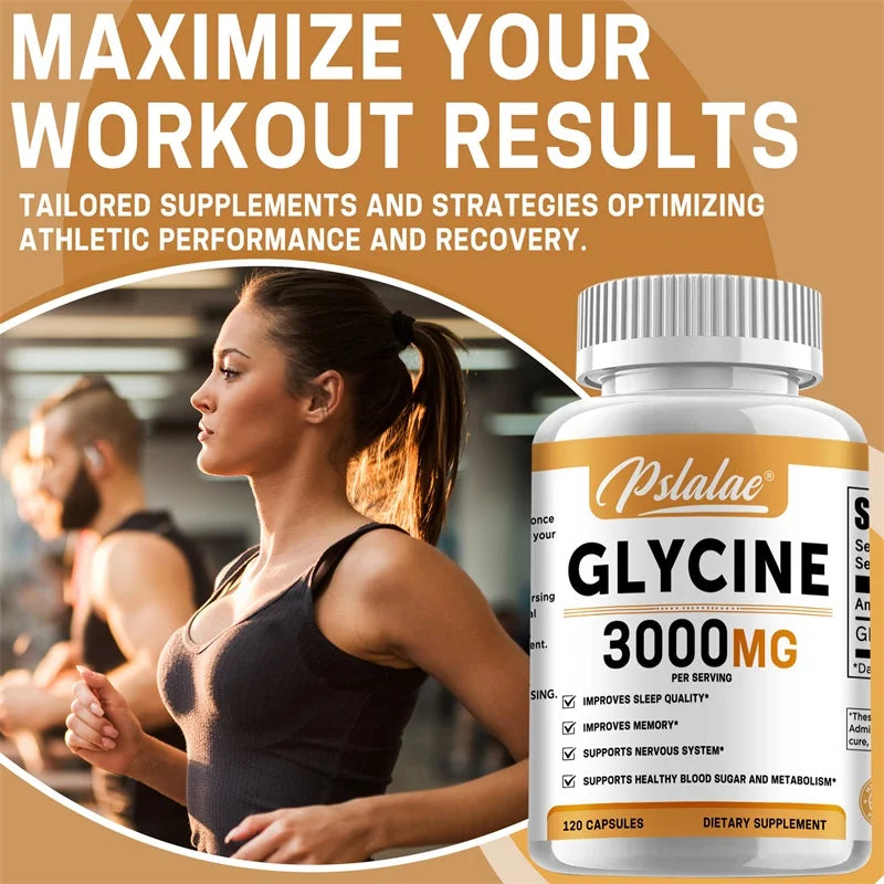 Glycine Supplement – Deep Sleep Aid & Natural Appetite Support