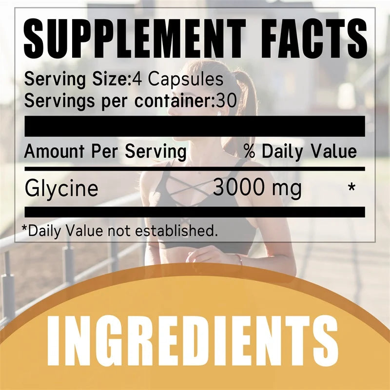 Glycine Supplement – Deep Sleep Aid & Natural Appetite Support