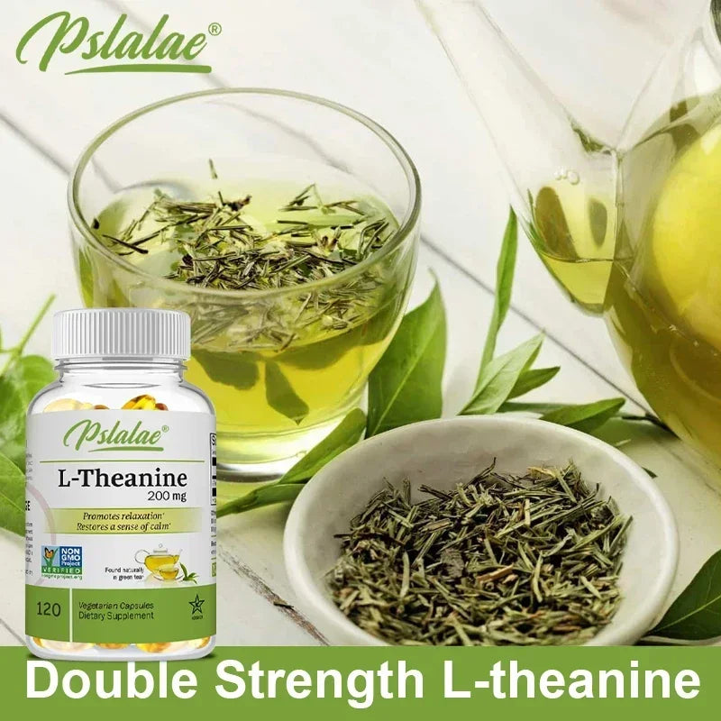 L-Theanine Supplement – Stress Relief, Concentration & Mood Support (Vegan)