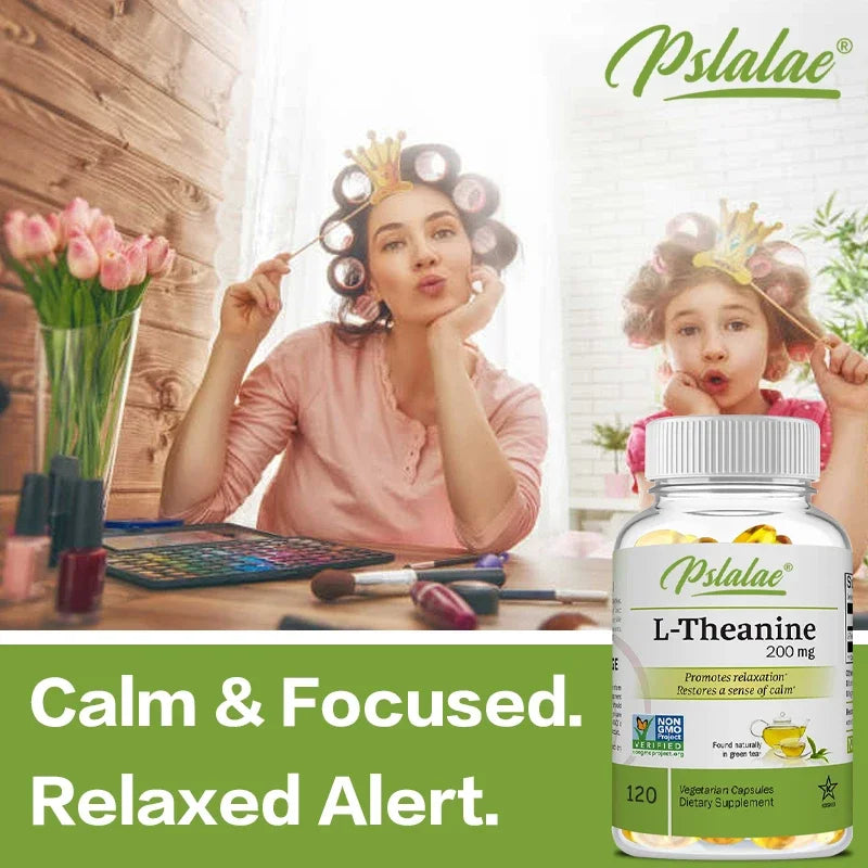 L-Theanine Supplement – Stress Relief, Concentration & Mood Support (Vegan)