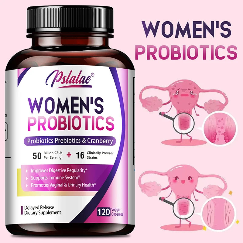 Women’s Probiotic - Support Digestion, Relieves Bloating, Promote Flora Balance, Intestinal, Digestive & Urinary Health