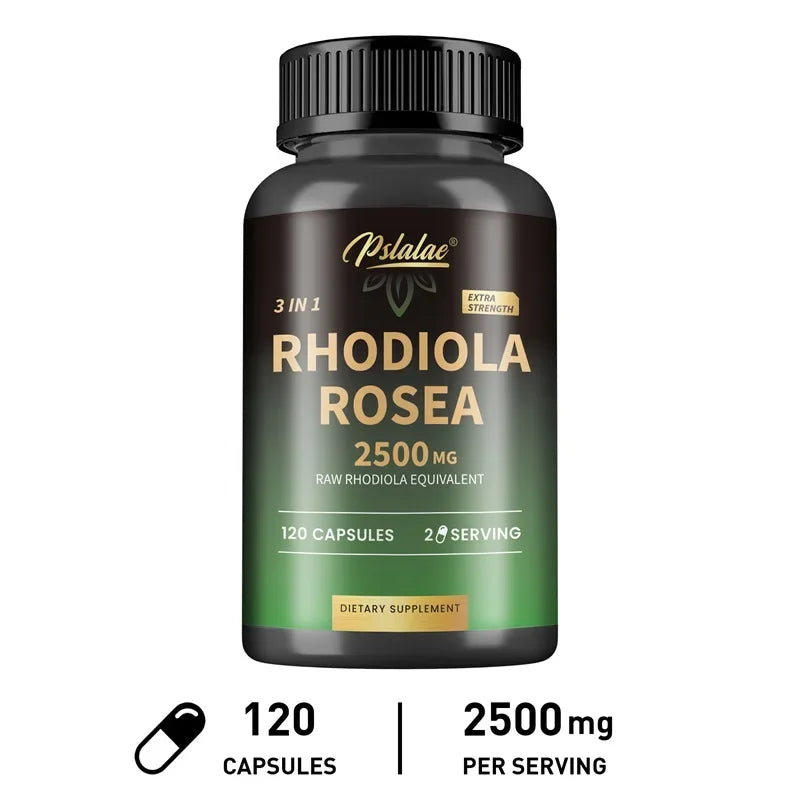 Adaptogenic Rhodiola Capsules – Energy, Focus & Performance Enhancer
