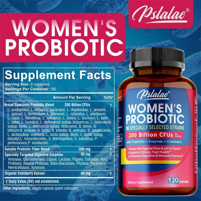 Women’s Daily Probiotic – Supports Gut Health, Digestion & Weight Balance