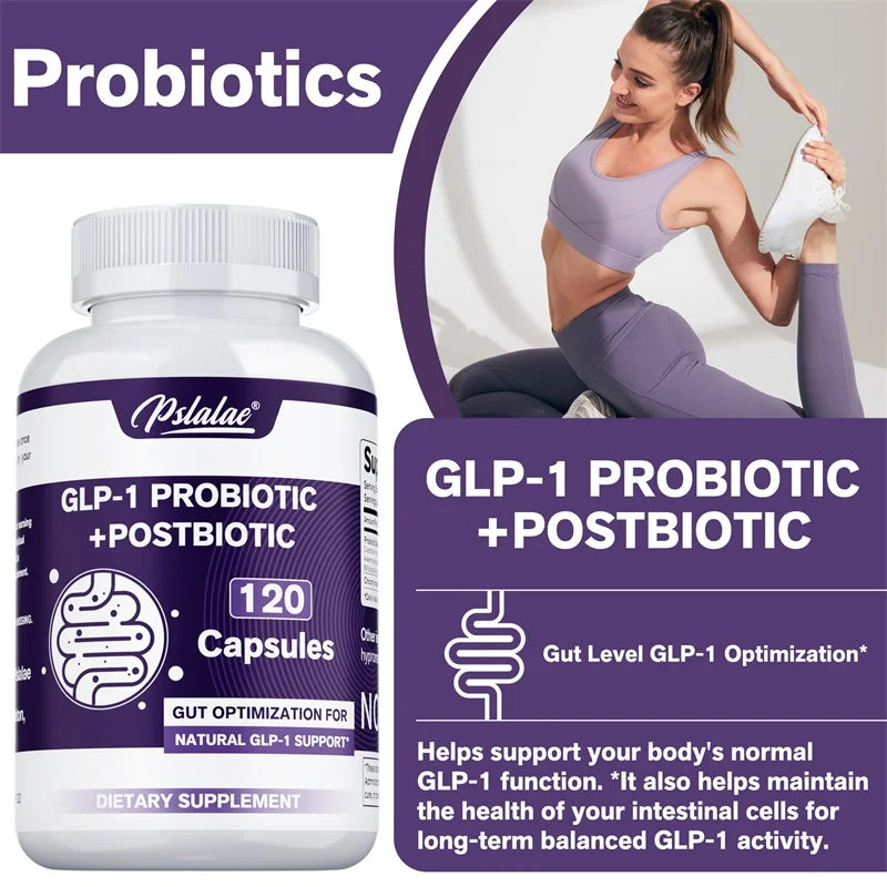 GLP-1 Support Probiotic & Postbiotic – Boost Metabolic Health & Improve Digestion
