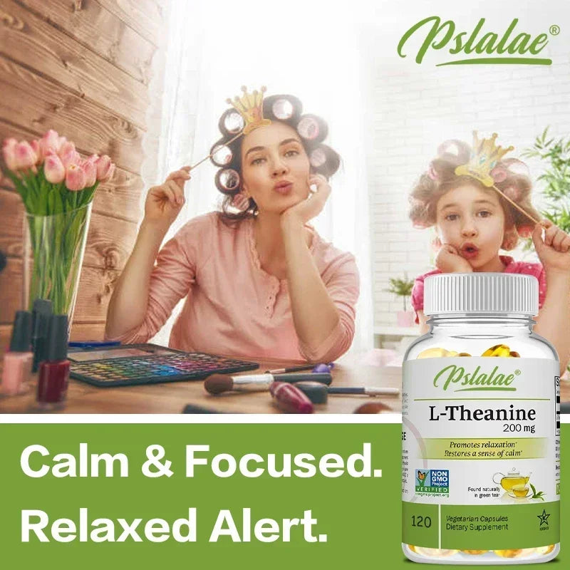 L-Theanine Supplement – Stress Relief, Concentration & Mood Support (Vegan)