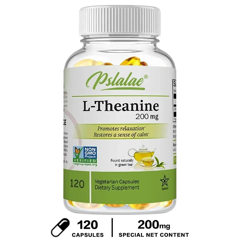 L-Theanine Supplement – Stress Relief, Concentration & Mood Support (Vegan)