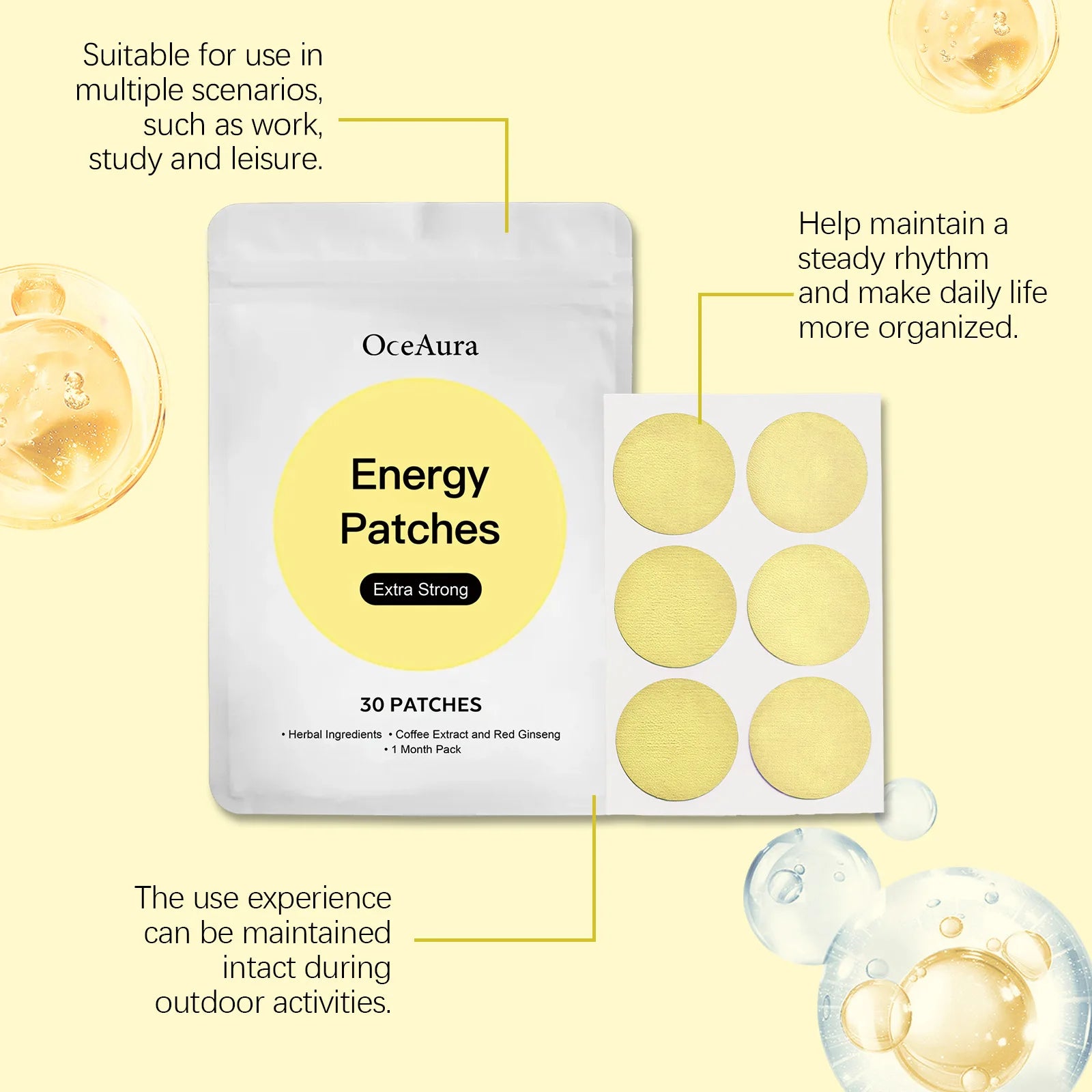 Dopamine Energy Patches – Relieve Fatigue & Support Immune Function