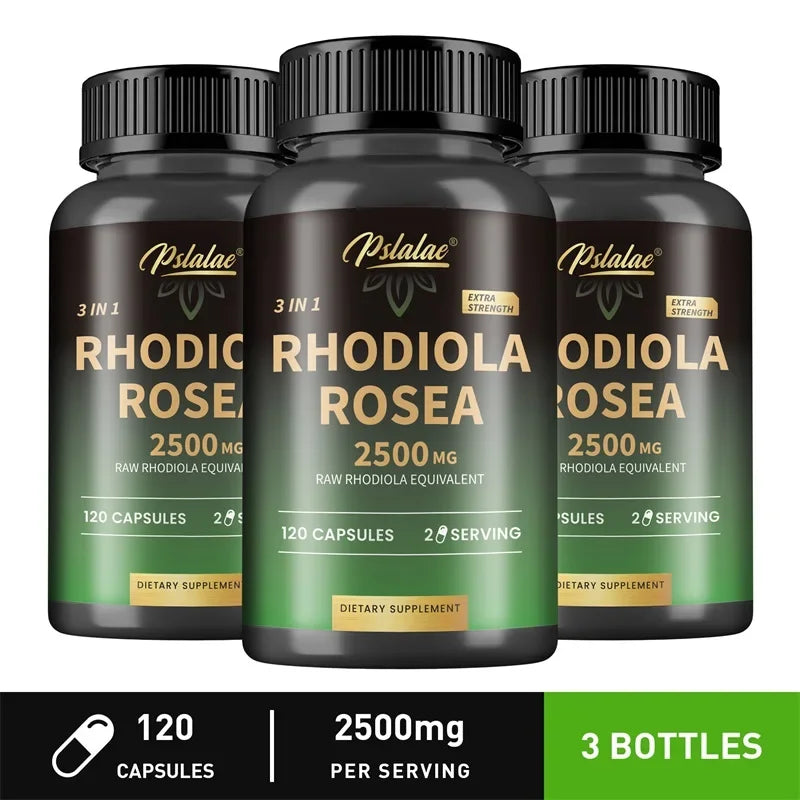 Adaptogenic Rhodiola Capsules – Energy, Focus & Performance Enhancer