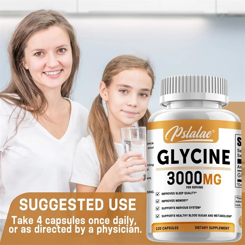 Glycine Supplement – Deep Sleep Aid & Natural Appetite Support