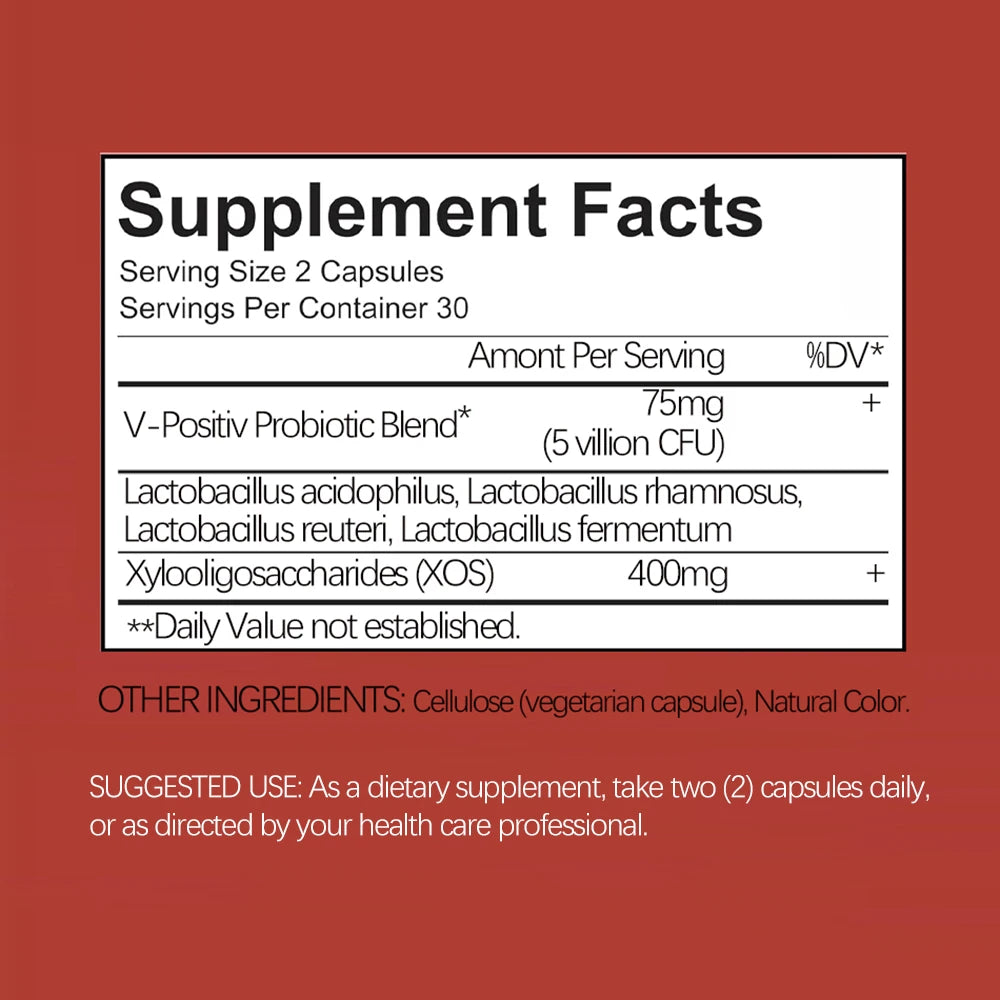 Women’s Vaginal Probiotic Capsules – Support Vaginal & Urinary Tract Health