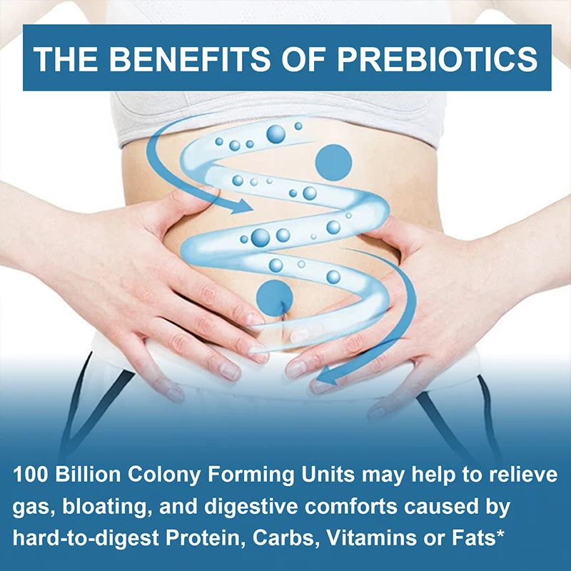 Probiotics 100 Billion CFU – Gut Health, Bloating Relief & Mood Support